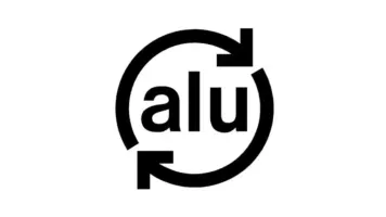 Circular arrows around "alu