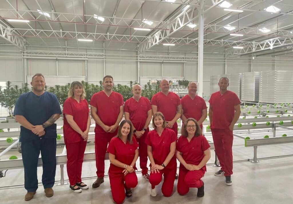 Workers in agriculture facility environment